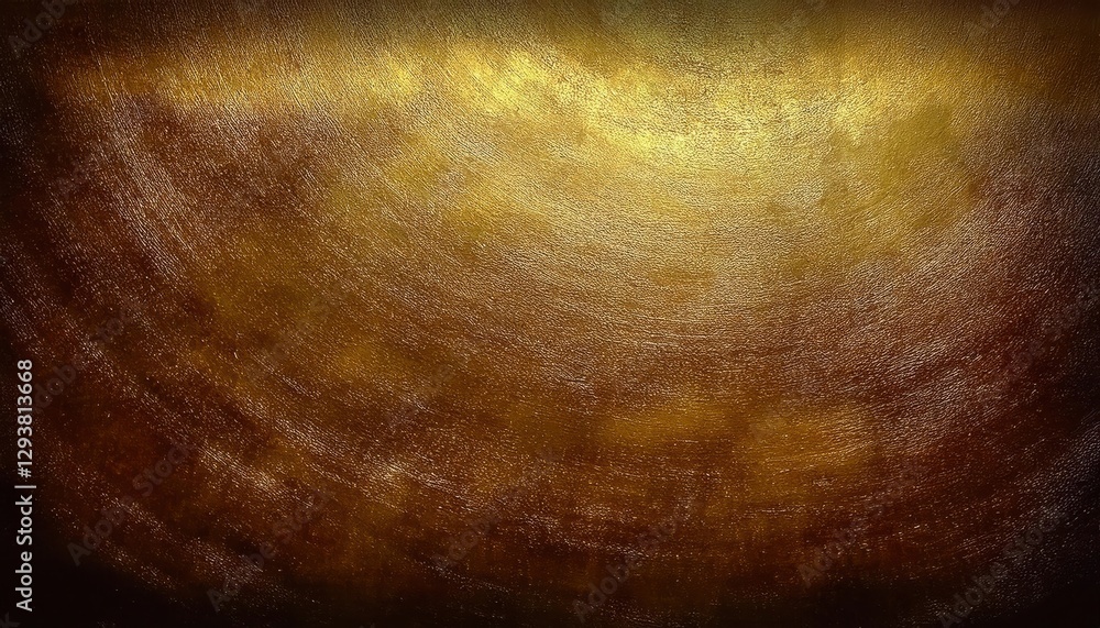 Poster textured golden abstract swirl with metallic sheen and soft light reflections, ideal for creative de