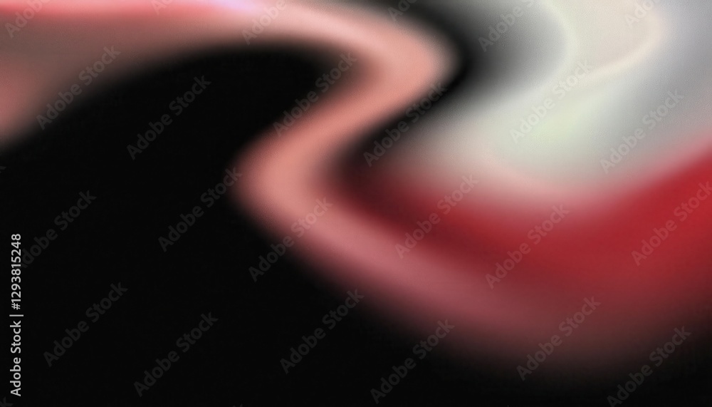 Leinwandbilder abstract red and black gradient wave pattern with soft lighting, smooth flowing texture, ideal for m