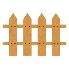 Obraz premium Wooden Fence - Rustic Picket Fence for Garden and Farm