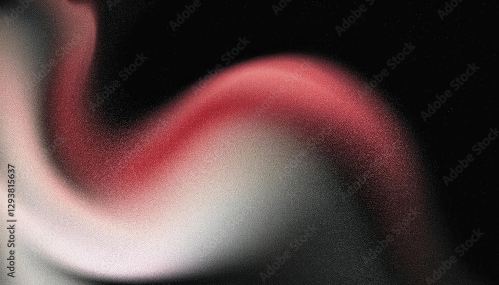 Poster abstract red and black gradient wave pattern with soft lighting, smooth flowing texture, ideal for modern graphic design