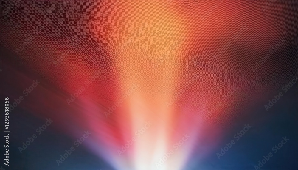 Poster subtle gradient light transition in dark space with soft red and blue hues, perfect for minimalist design and background
