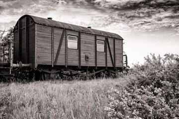 alter Eisenbahnwaggon