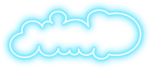 Neon Cloud Sign