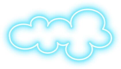 Neon Cloud Sign