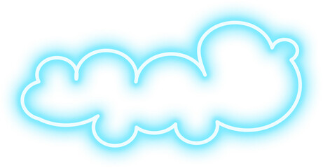 Neon Cloud Sign