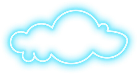 Neon Cloud Sign