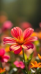 Obraz premium High-Resolution Vibrant Flower Wallpaper with Soft Petals and Elegant Bloom for Stunning Mobile Screen Background