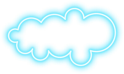 Neon Cloud Sign