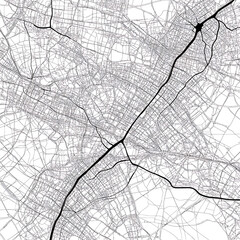 Obraz premium Urban road networks mapping cityscape geospatial data abstract design aerial view infrastructure analysis