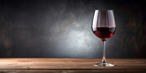 empty red wine glass on a table, still life, empty vessel,  still life, empty vessel, atmosphere,emptiness