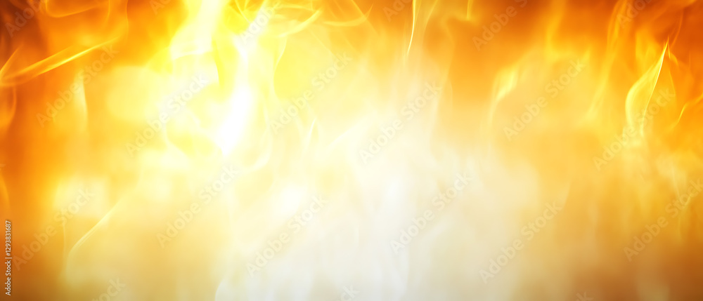Poster fiery blaze erupting urban setting visual content dynamic atmosphere close-up perspective energy and