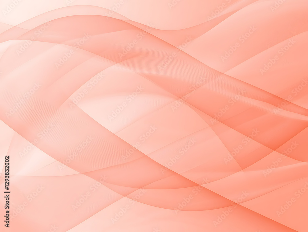 Poster flowing abstract patterns digital art soft colors serene background aesthetic design visual concepts