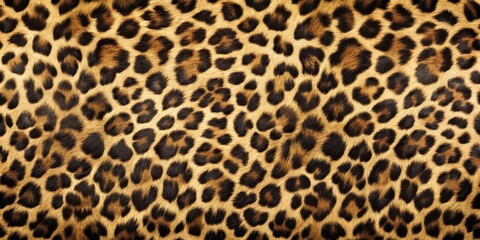 A leopard's fur with subtle, gradient-like texture blending seamlessly into a neutral-colored background , jungle pattern, wild cat background