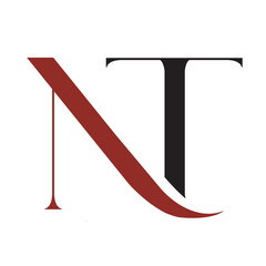 Letter NT or TN vector logo design for luxury and startup. 標誌設計, ロゴデザイン, Diseño de logotipo