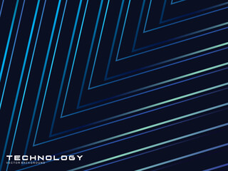 Premium background design with diagonal dark blue stripes pattern. Vector horizontal template for digital luxury business banner, tech, invitation, luxury voucher, prestigious gift certificate, etc.