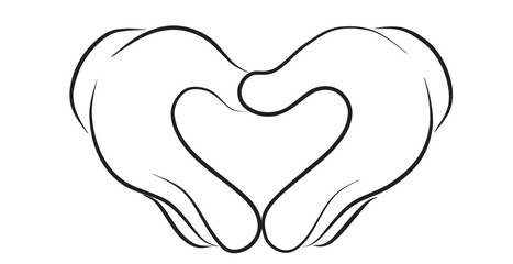 Hand making differenT gesture