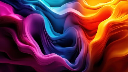 Obraz premium Surreal dreamlike glow overlay, abstract radiant colors, mesmerizing fluid light motion, fantasy-inspired aesthetic