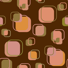 Vector - colorful squares aeamless pattern.