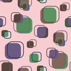 Vector - colorful squares aeamless pattern.
