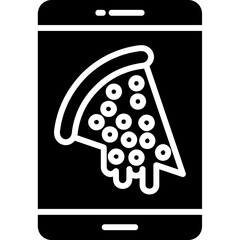 Obraz premium Pizza Order Icon