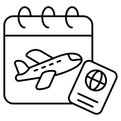 A unique design of flight schedule