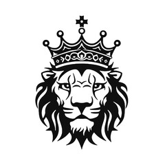 Fototapeta premium lion head tattoo