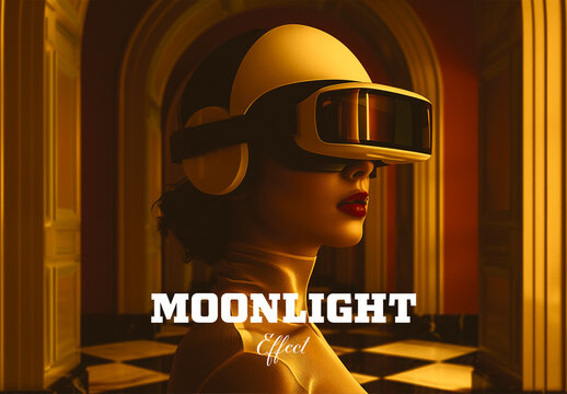 Moonlight Photo Effect