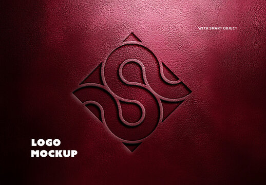 Leather Logo Mockup