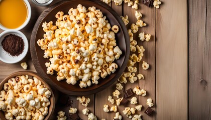 Sweet and Savory Popcorn with Chocolate