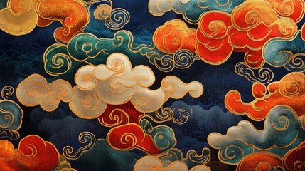 Auspicious Clouds, Auspicious Qi, Eastern Artistic conception