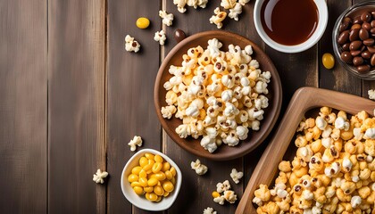 Popcorn and Caramel Candy