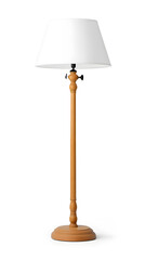 Obraz premium Modern Tall Floor Lamp Isolated on a white background