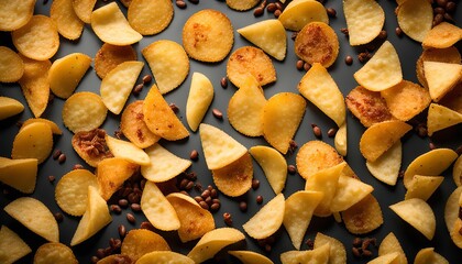 Crispy Snacks Background