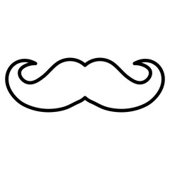 Illustration showing a black Mexican attribute icon on a white background