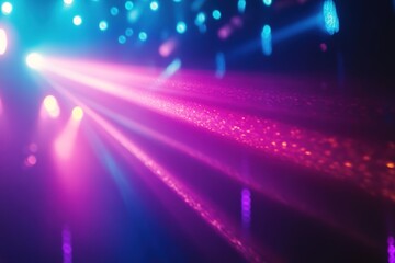 Vibrant Spectrum: A Close-Up of Kaleidoscopic Light Rays and Bokeh Effects, Creating a Dreamlike, Abstract Background Perfect for Design Projects, Websites, and More. Ideal for adding a touch of magic