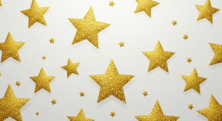 Stylized star pattern with subtle gold and white color palette for Ramadan backdrop