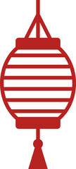 Chinese new year lantern vector