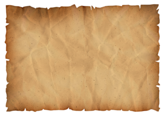 leere Schatzkarte, Papierrolle, Landkarte, Weltkarte, Vorlage, isoliert, transparent, png Datei	