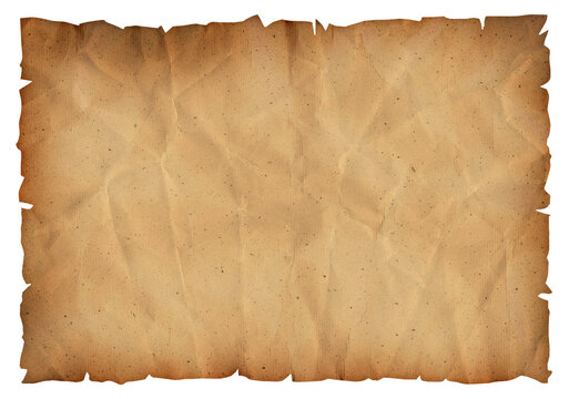 leere Schatzkarte, Papierrolle, Landkarte, Weltkarte, Vorlage, isoliert, transparent, png Datei	