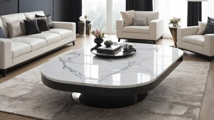 Transitional Living Room with Classic and Contemporary Design