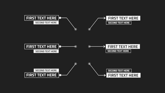 Call Out (Double Text Line)