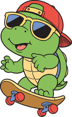 Turtle Vector Illustration
