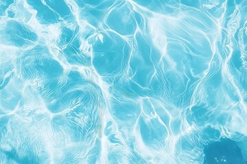 Obraz premium Serene Light Blue Water Ripple Background: Perfect for websites, presentations, and design projects. Subtle texture and calming reflections create a peaceful and tranquil atmosphere. Ideal for summer 
