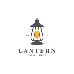 Lantern Lamp Design Vector Template