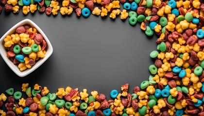Colorful Cereal Frame