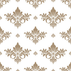 damask pattern. damask seamless vector. floral pattern design ornament for fabric,textile, wallpaper, packaging. ornate damask flower ornament.