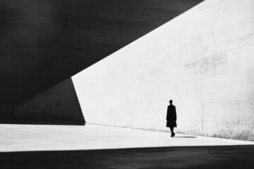 Exploration of Inner Emotions Through a Minimalist Abstract Portrayal of a Dramatic Monologue in a Monochromatic Setting