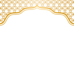 Islamic Ornament Frame and Border for Ramadan Design. Islamic Ramadan Frame