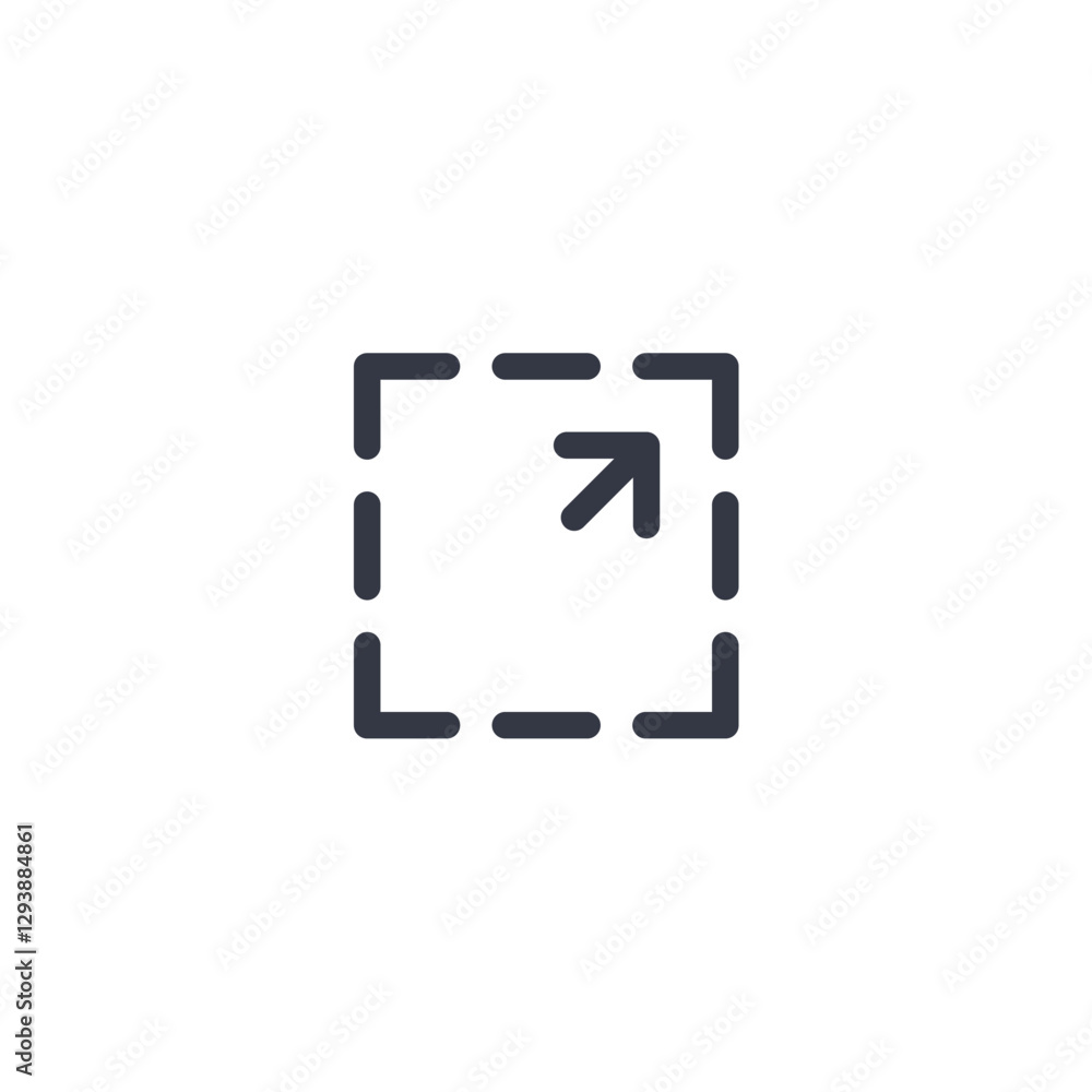 Poster selection icon symbol vector sign isolated on white background illustration for graphic and web design