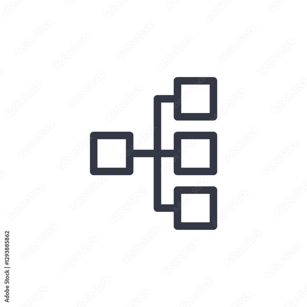 Poster structure icon symbol vector sign isolated on white background illustration for graphic and web design